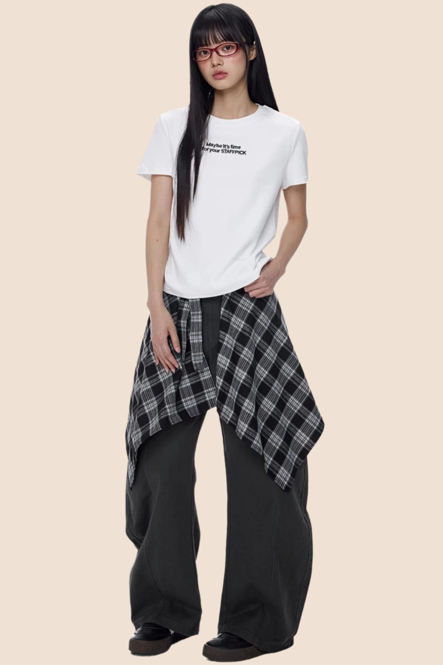 Alphabet Print Crop Top