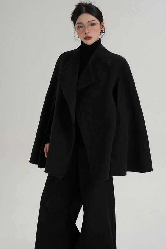 Woolen Cape Coat