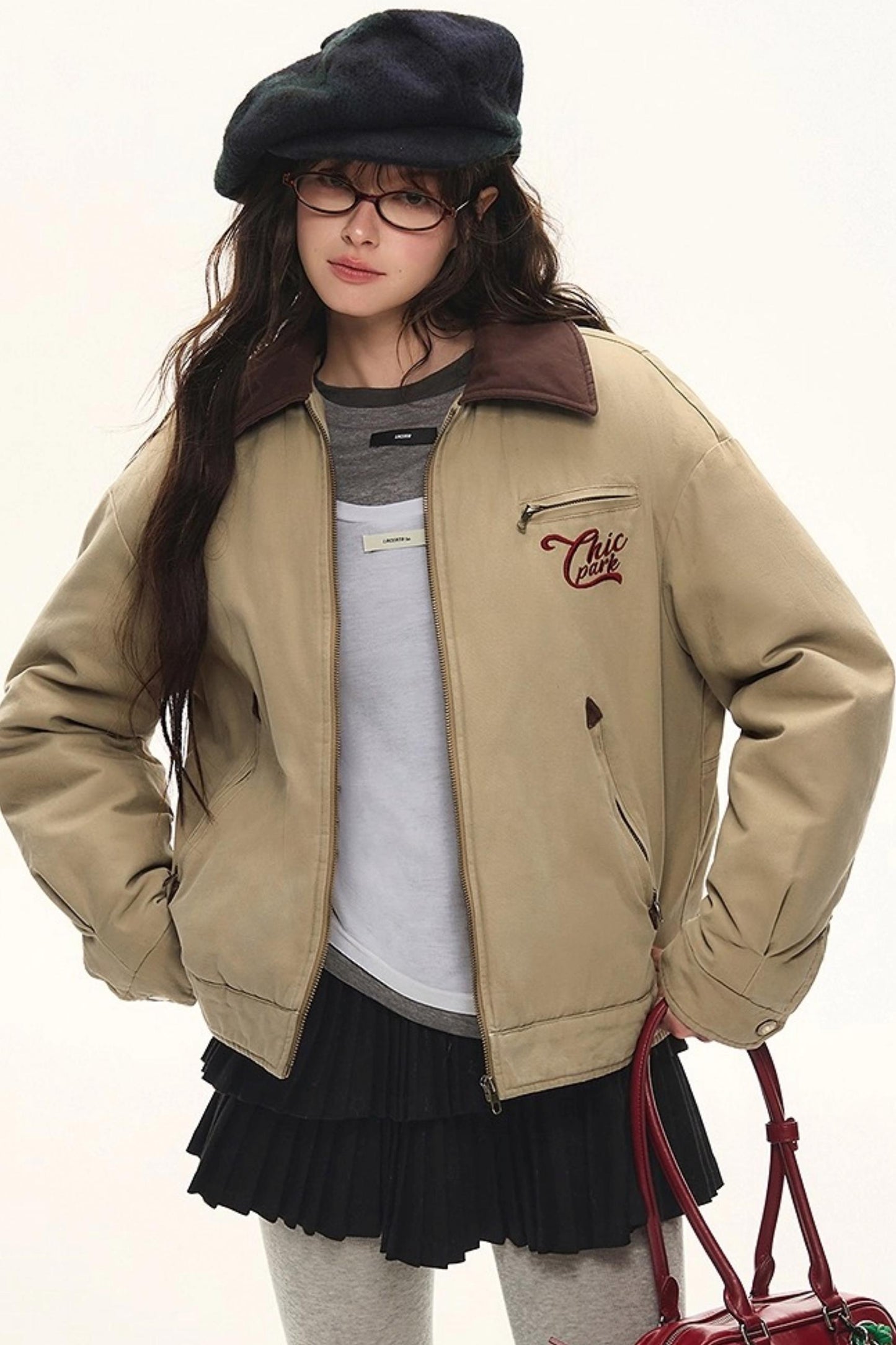 Retro Embroidered Cotton Jacket