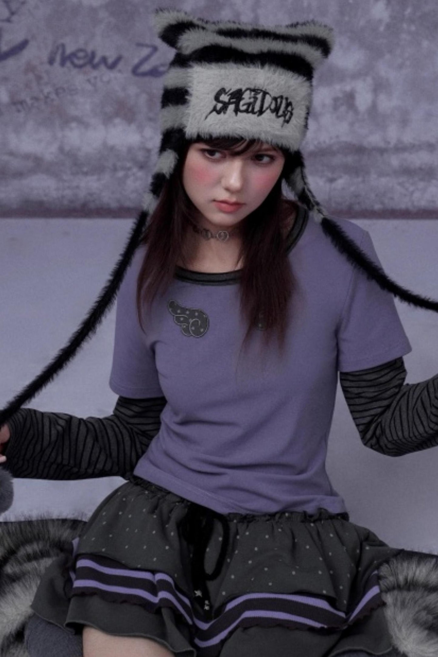 Energetic Striped Autumn Top