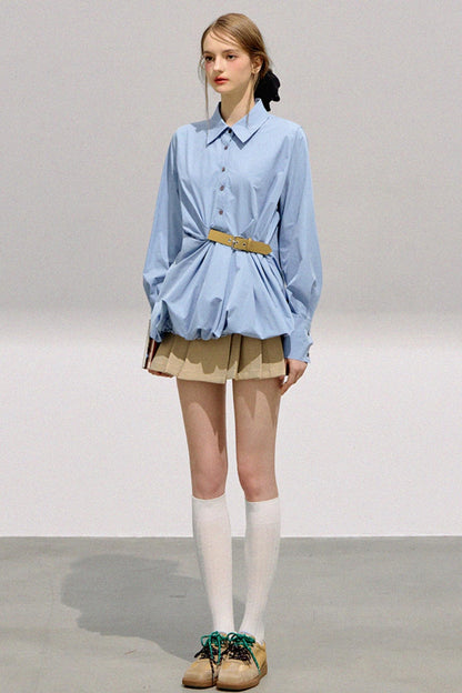 College Sweetheart Fluffy Shirt