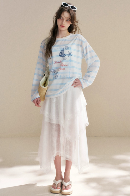 French Romantic Lace Skirt