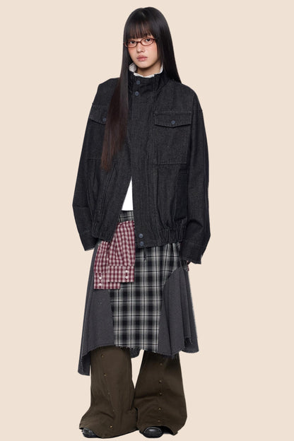 Autumn Vintage Denim Jacket