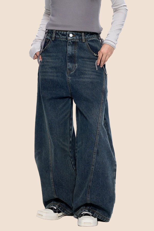 Summer Wide-Leg Jeans Pants