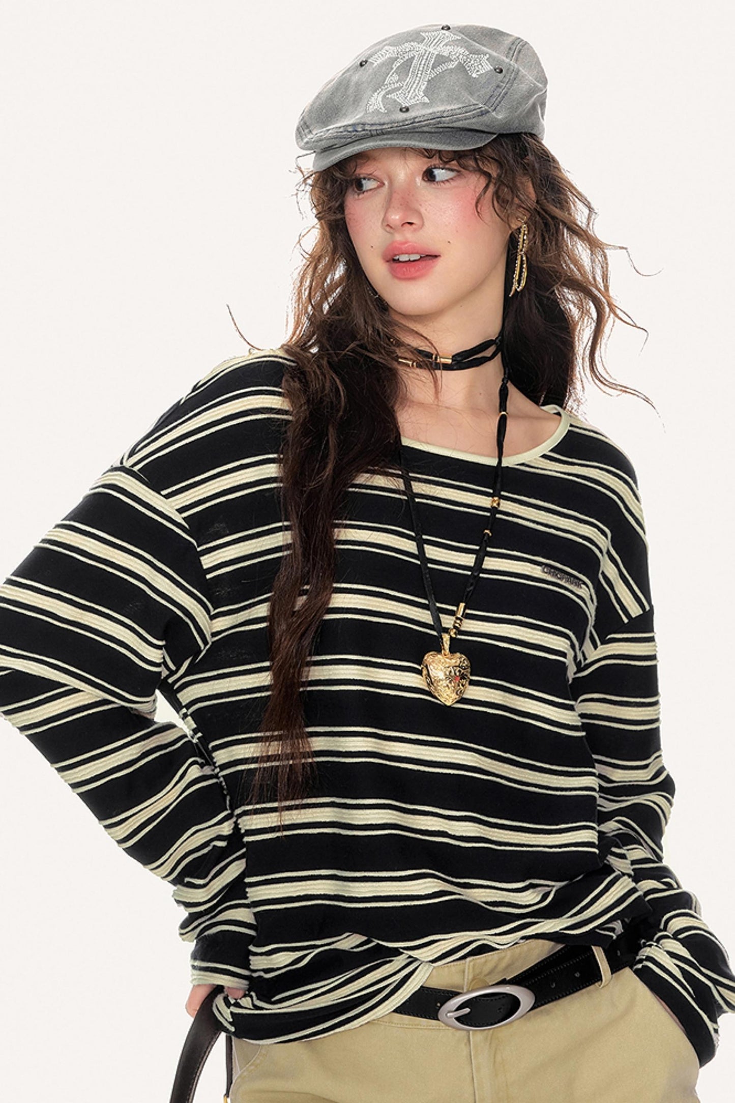 Striped Long Sleeve T-Shirt