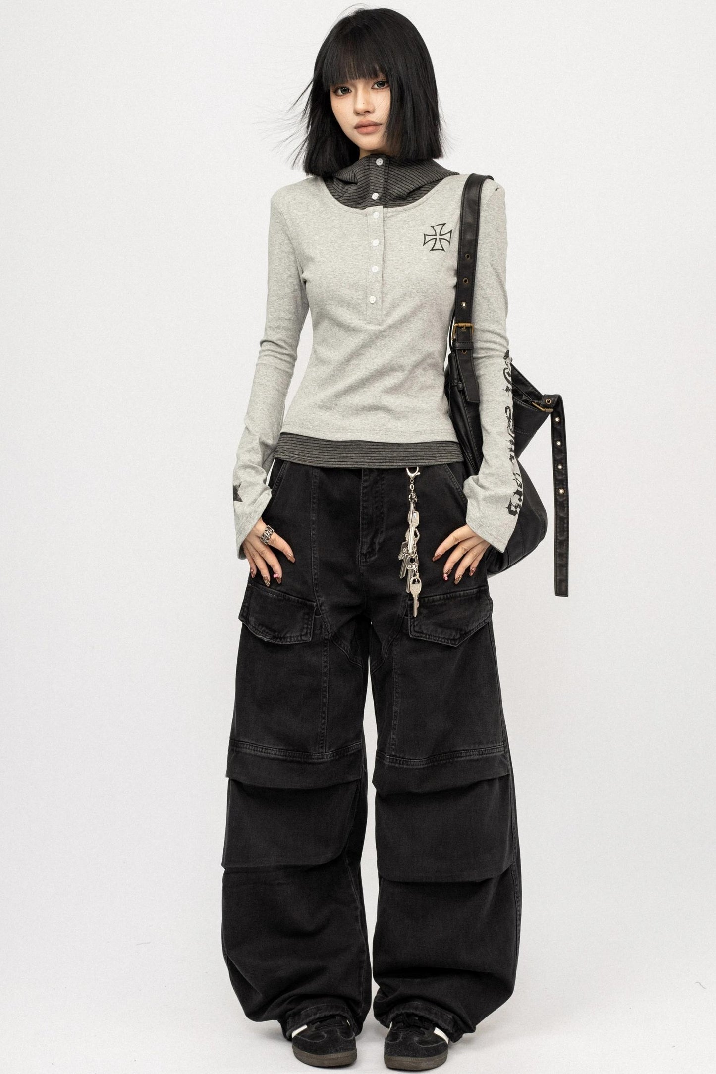 Spice Girl Long Sleeve Lazy Hooded Top