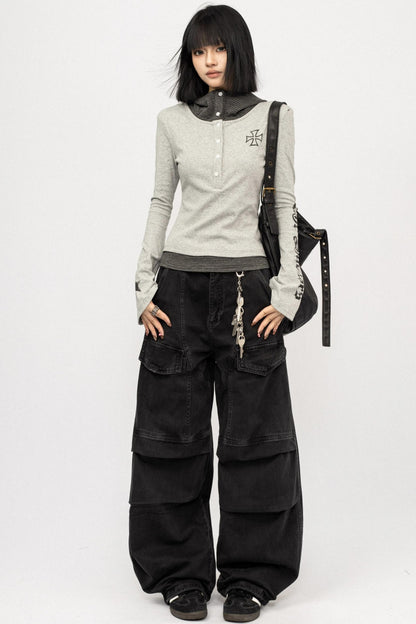 Spice Girl Long Sleeve Lazy Hooded Top