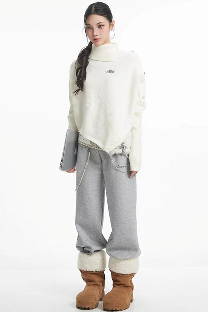 Off-White Cape Turtleneck Sweater