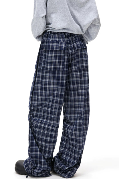 Plaid Revival Drapey Pants