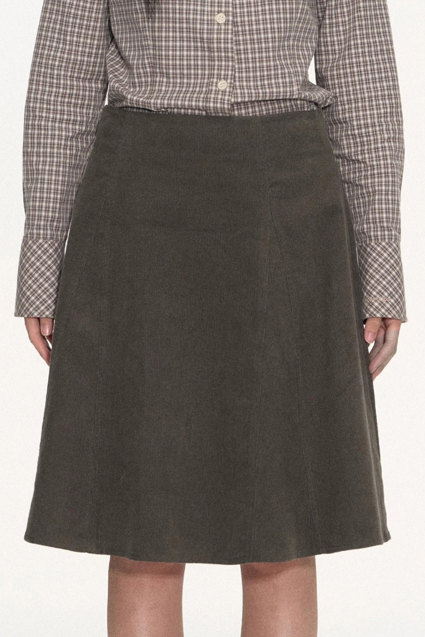 Vintage Fur Collar Jacket With Skirt Set-Up