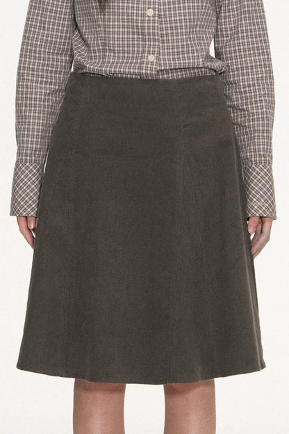 Vintage Fur Collar Jacket With Skirt Set-Up