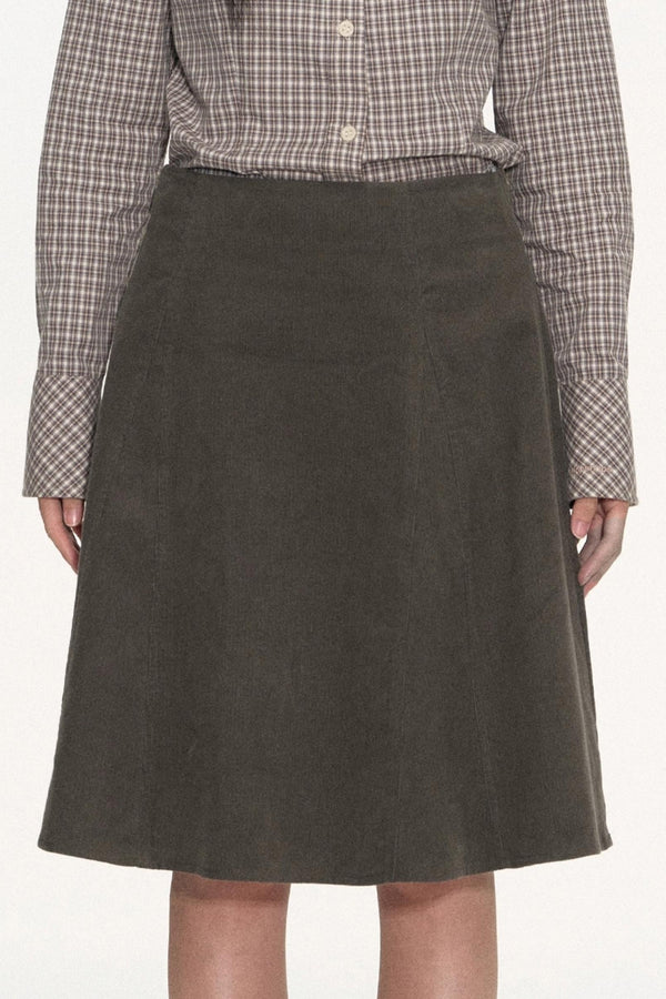 Vintage Fur Collar Jacket With Skirt Set-Up