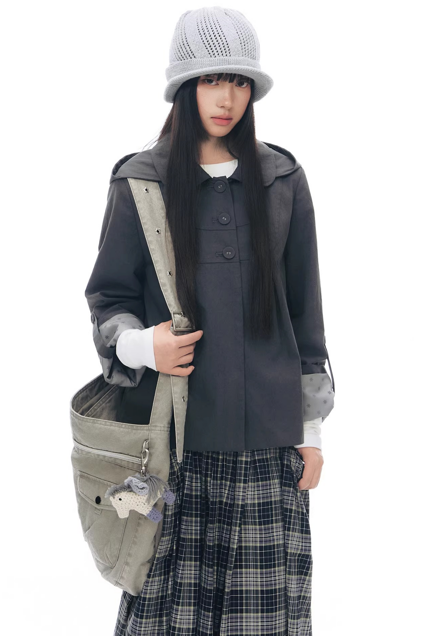 빈티지 패치워크 캔버스 가방