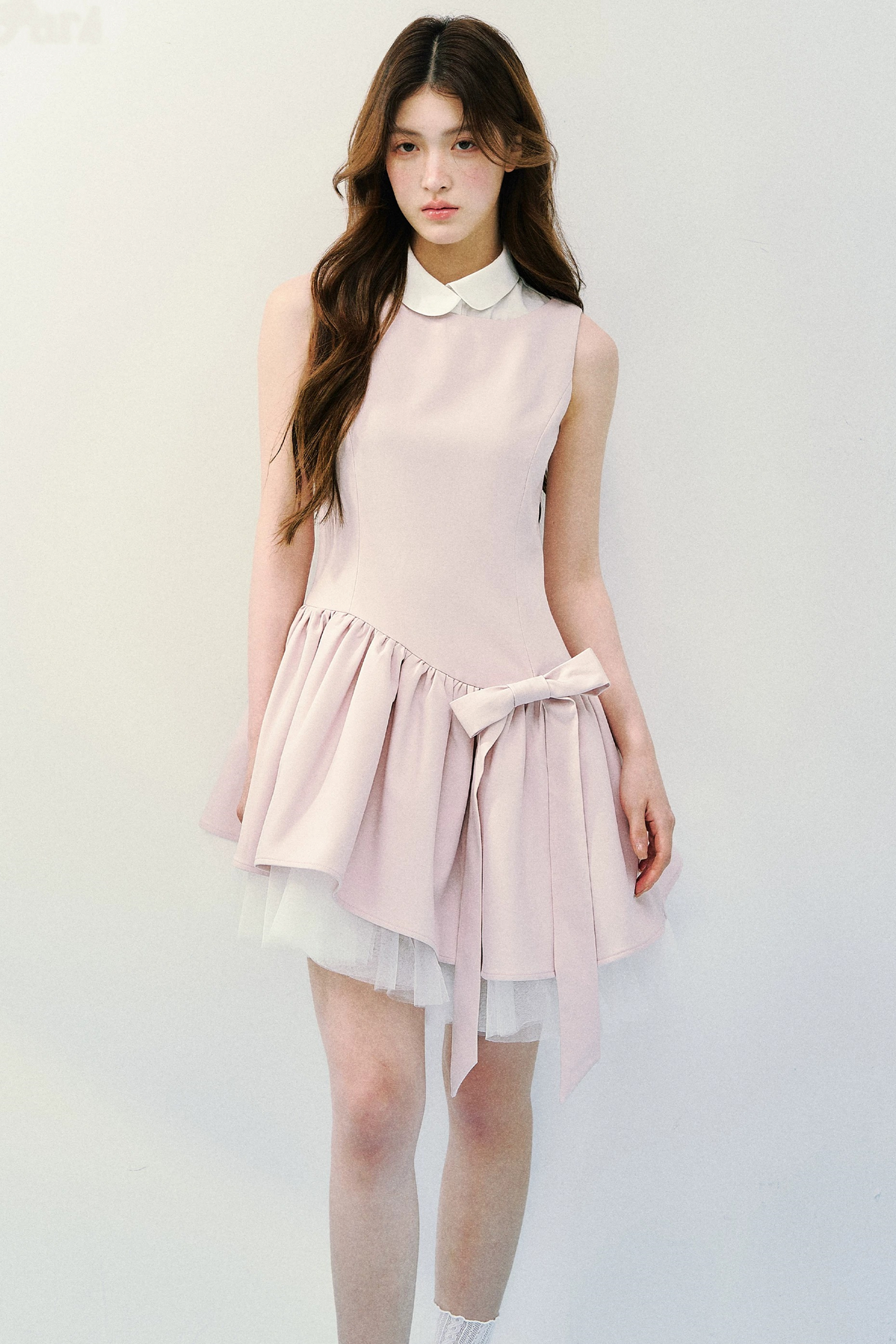 Abito da balletto rosa e grigio