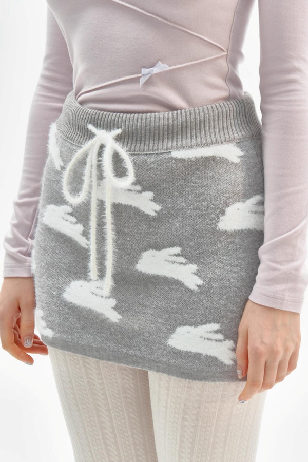 American Retro Knitted Skirt