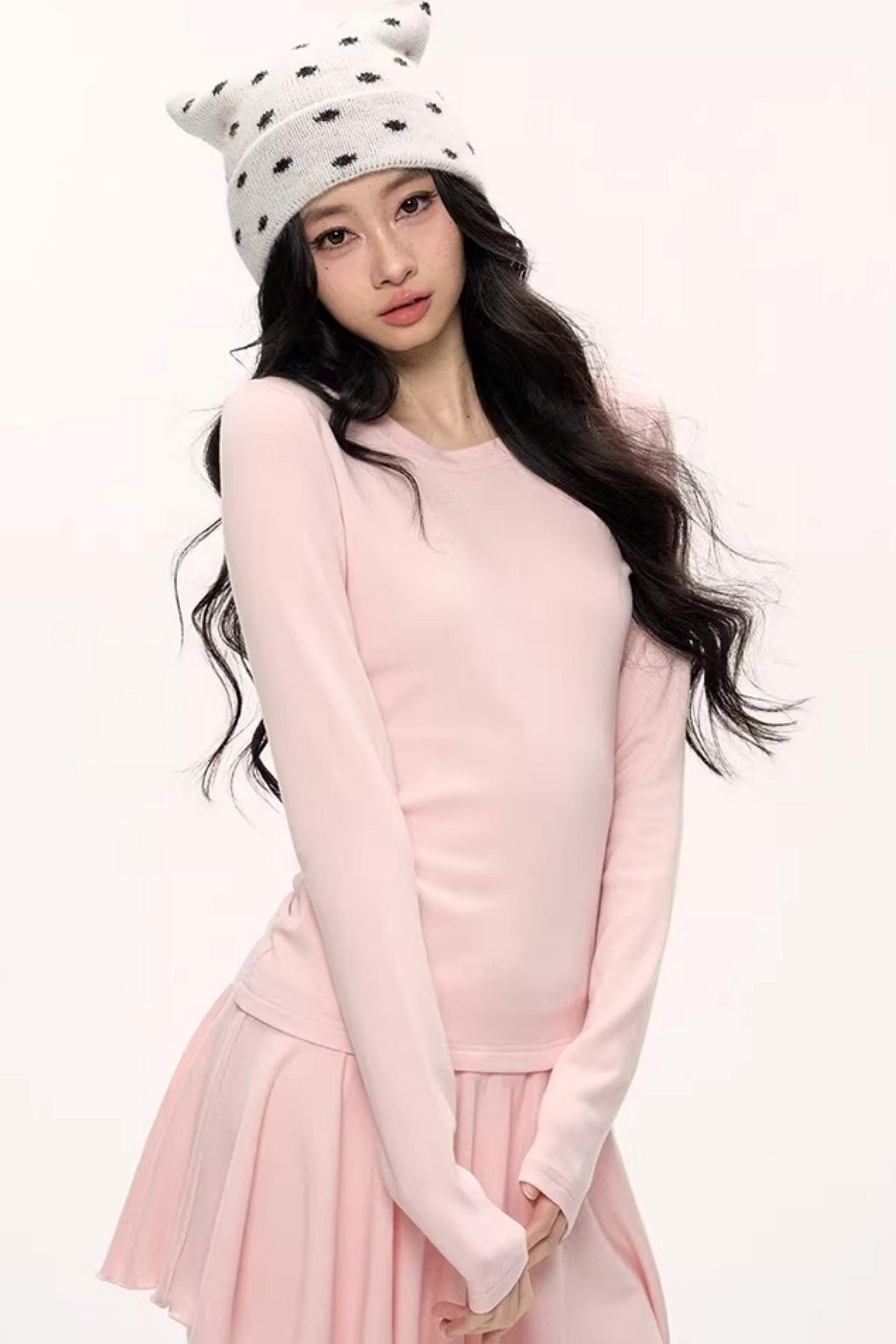 Strawberry Velvet Two-Piece Set-Up