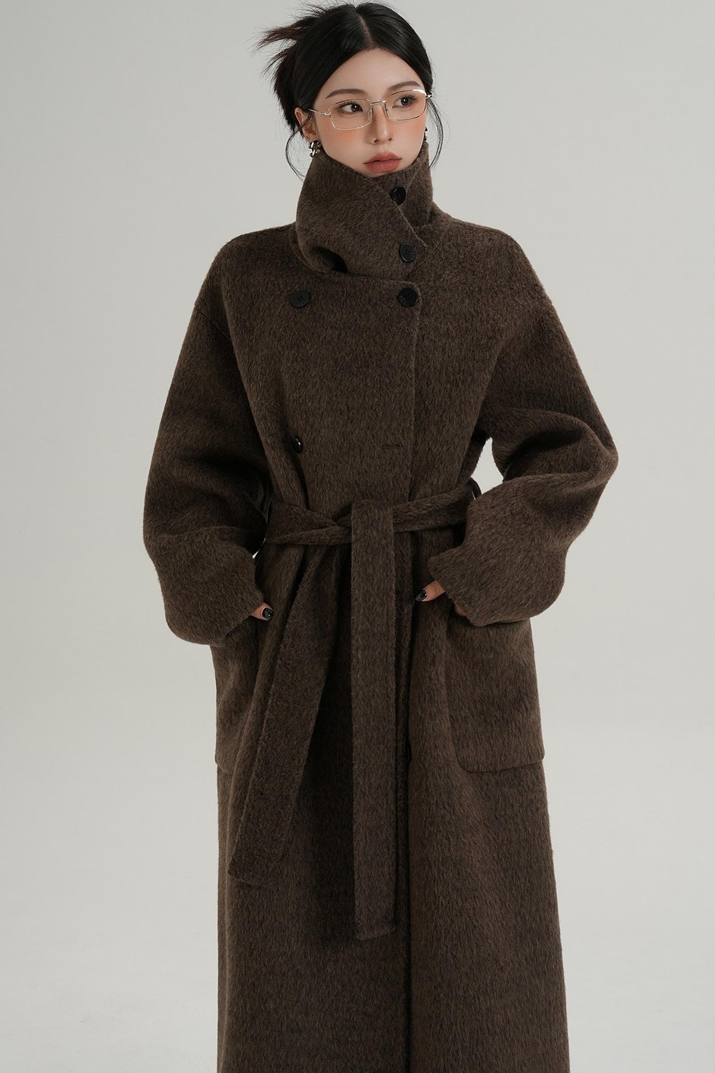 Square Wool Coat