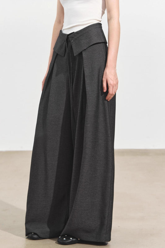 Flipped Waist Trousers