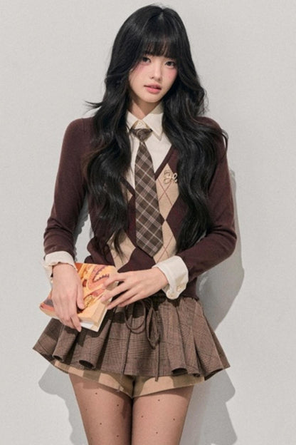 Plaid Annie Waltz Skirt