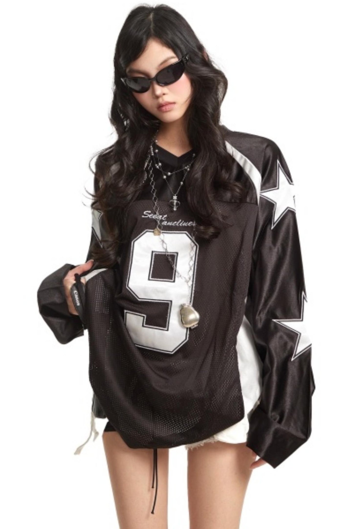 Retro Color-Blocked Jersey Top