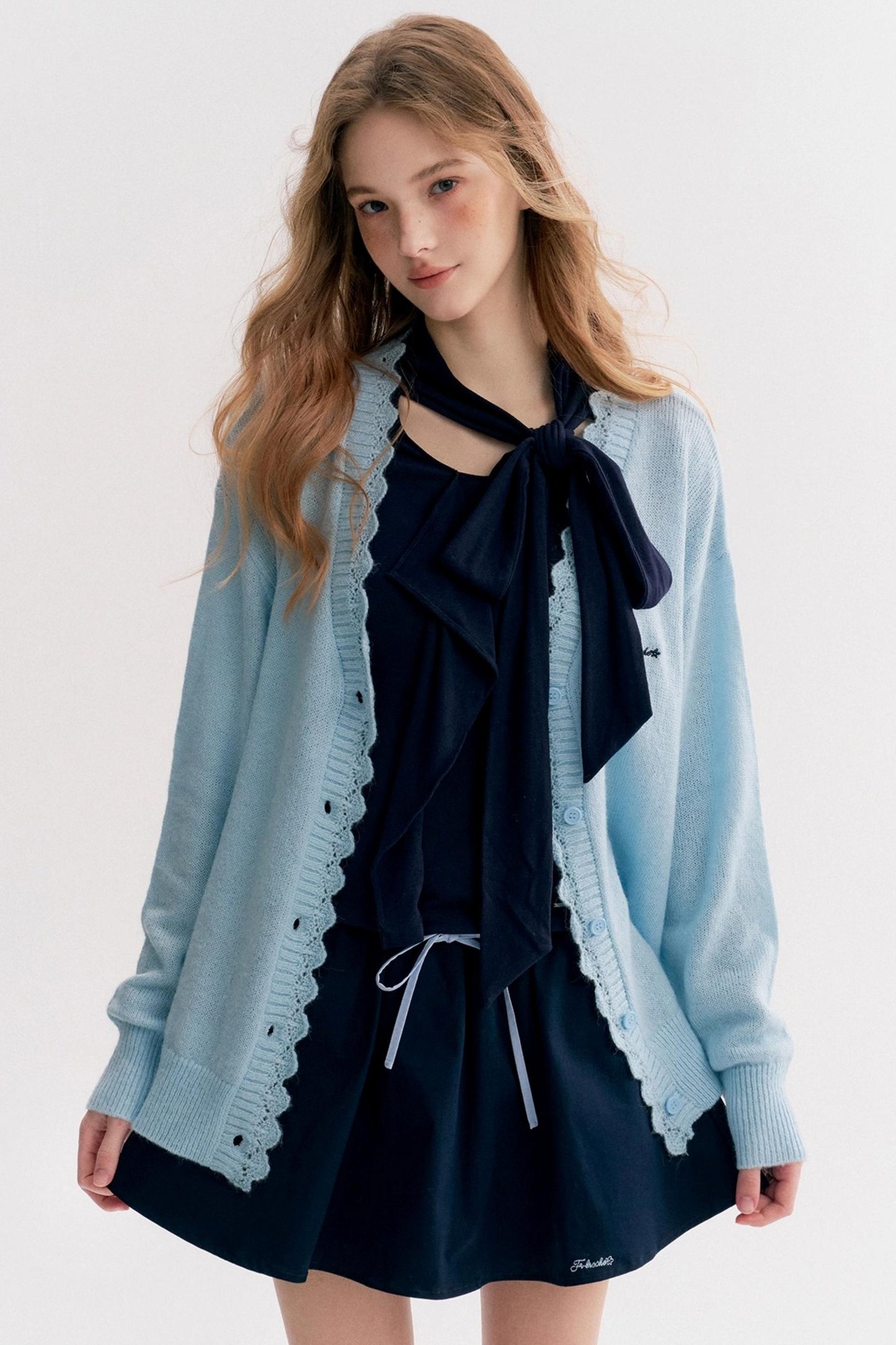 Drawstring Double Waist A-Line Puffy Skirt