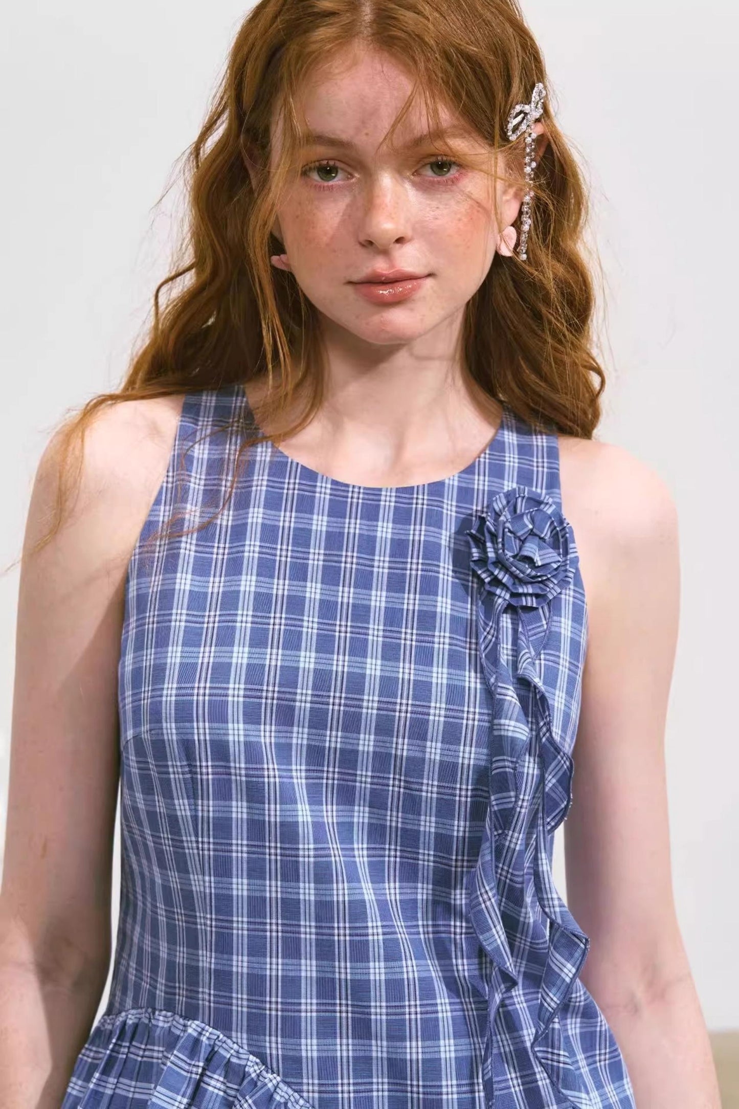 Summer Ruffle Sleeveless Dress