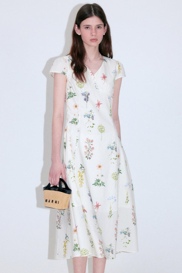 Summer Romance V-Neck Slim Dress