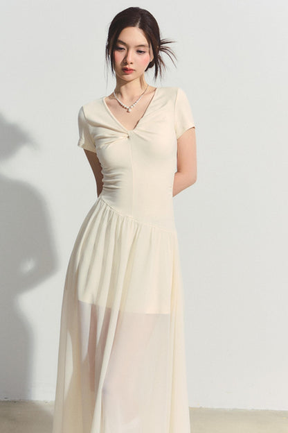 Twist Summer A-Line Dress