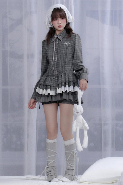 Whisper Long-Sleeved Dress Set-Up