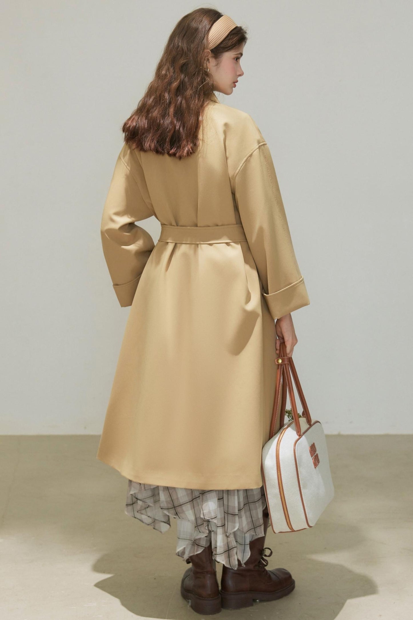 Autumn Double-Breasted Long Coat