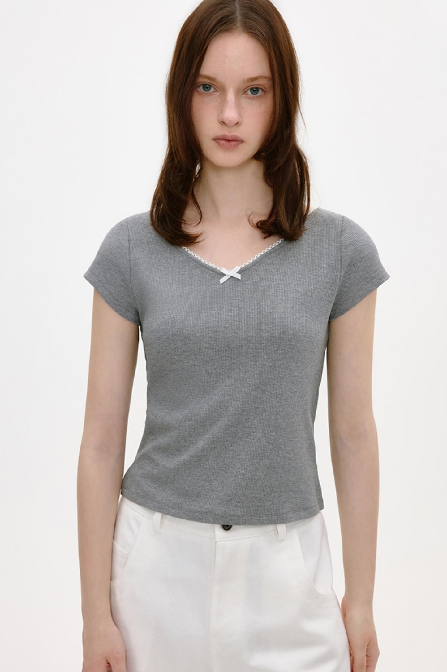 Vintage Lace V-Neck Top