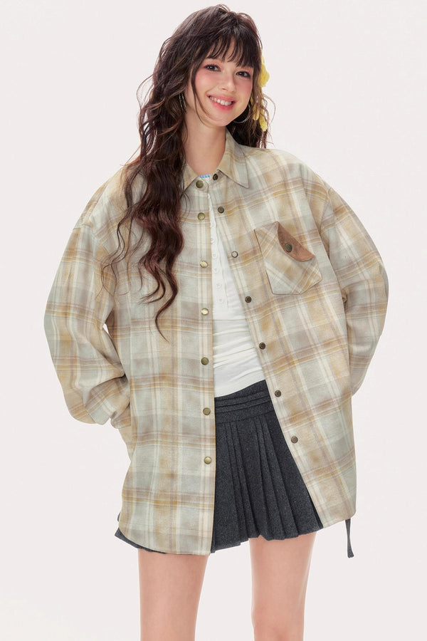 Pink Plaid Classic Shirt