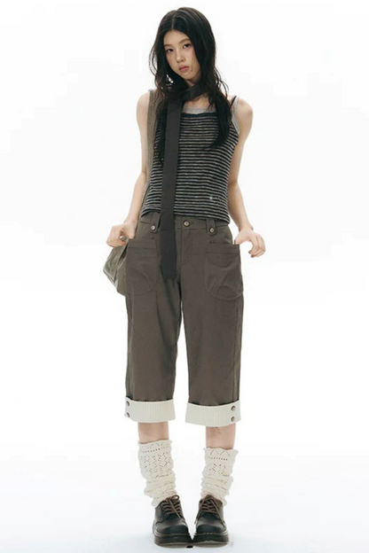 Lace-Trimmed Embroidered Camisole