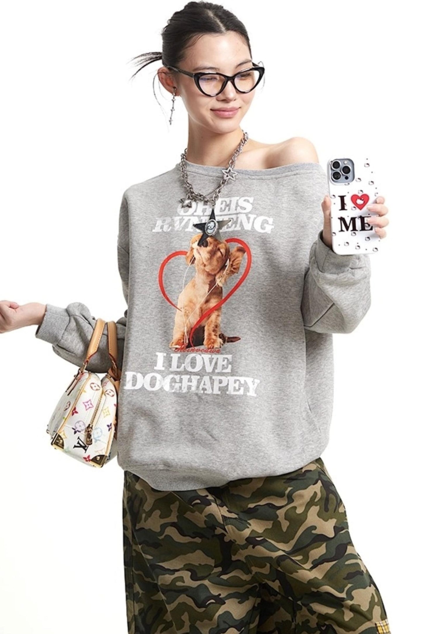 Vintage Lazy Sweatshirt