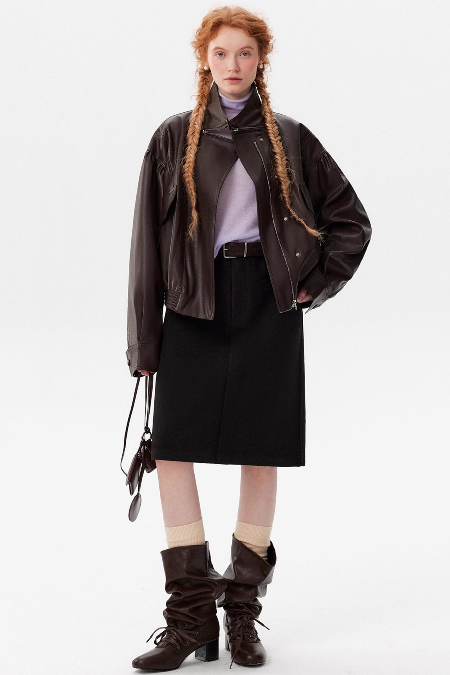 Retro Warm Wool Skirt