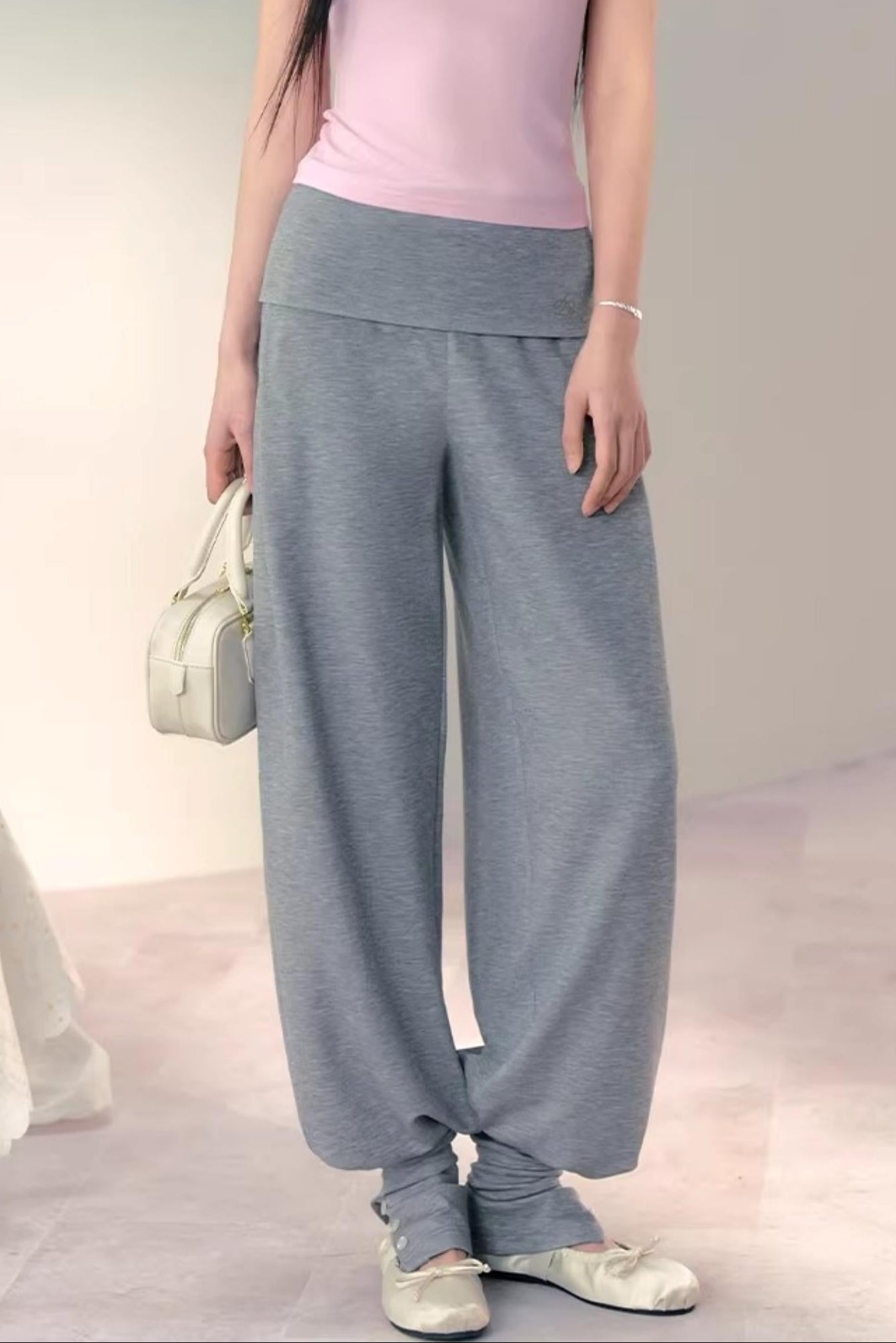 Lyocell Convertible Cuffed Pants