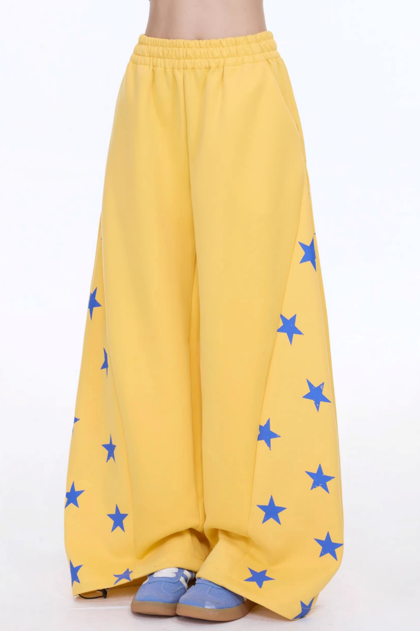 Retro Star Print Sweatpants