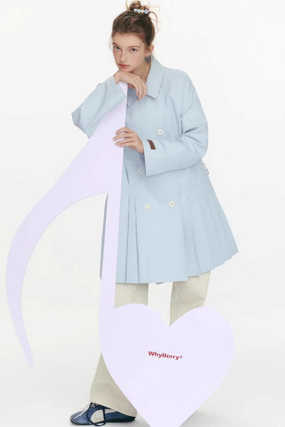 Moonlight Concerto Pleated Coat