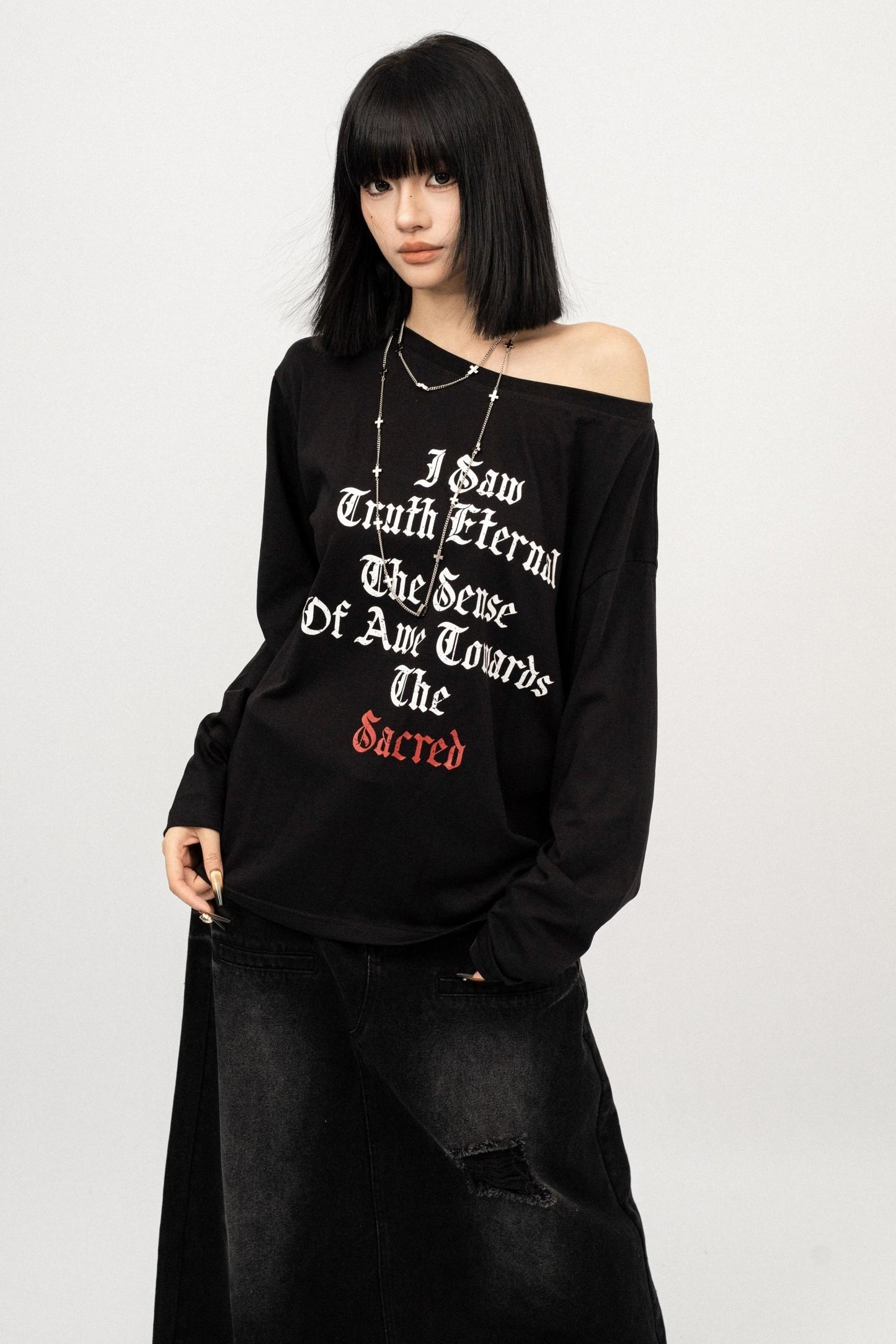 Vintage Monogram Print Sunscreen Top