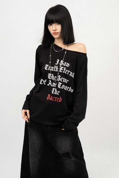 Vintage Monogram Print Sunscreen Top