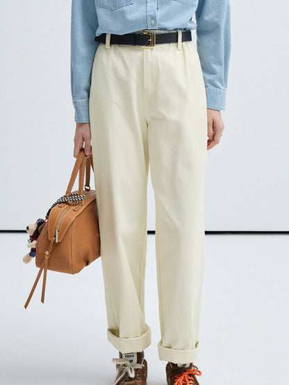 Evening Cloud Straight-Leg Pants