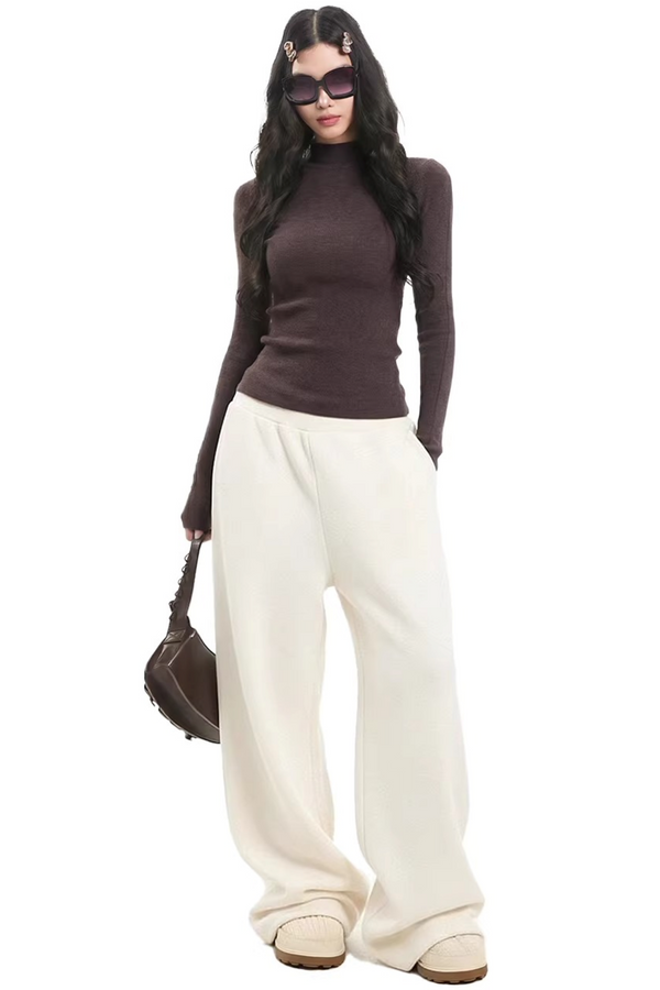 Black Knit Slimming Top