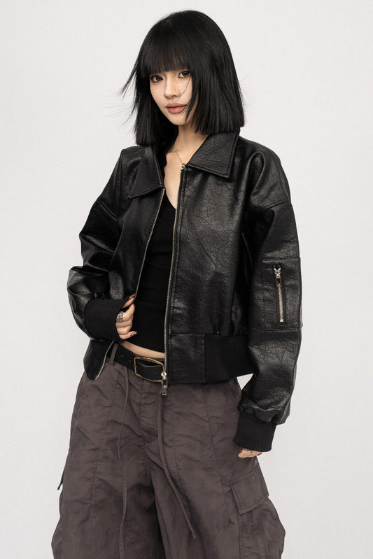American Spice Girl Leather Jacket