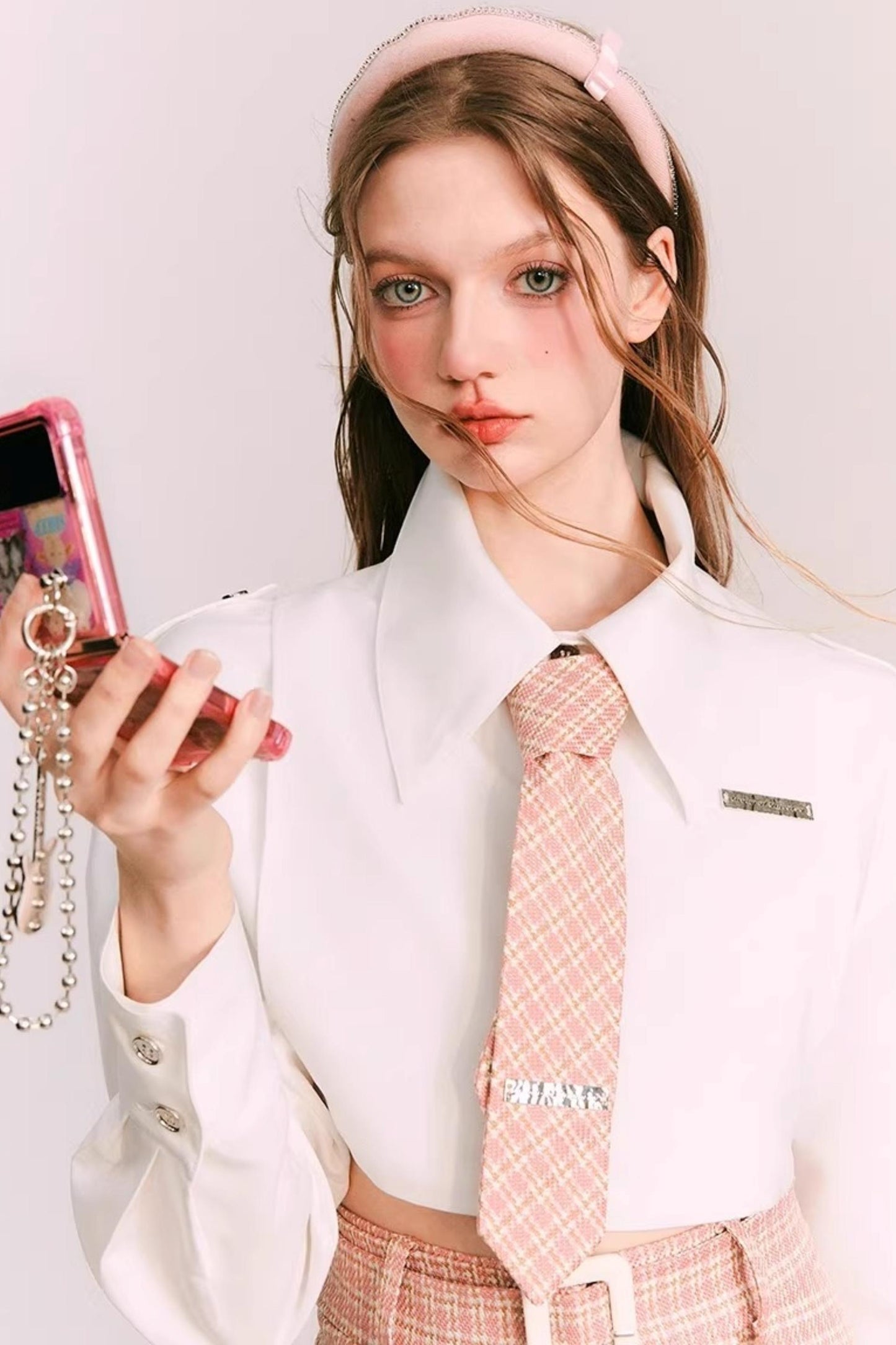 Galaxy Vintage Preppy Suit Bow