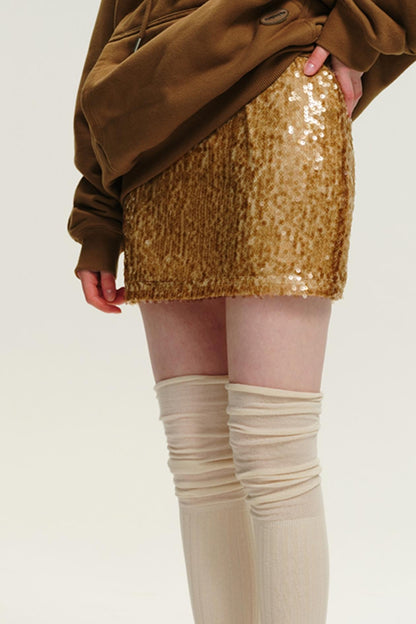 Luxury Feeling Sequin Mini Skirt