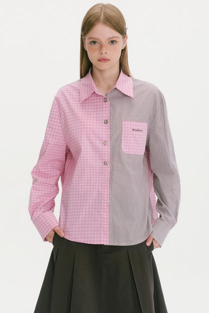 Casual Long Sleeve Check Shirt