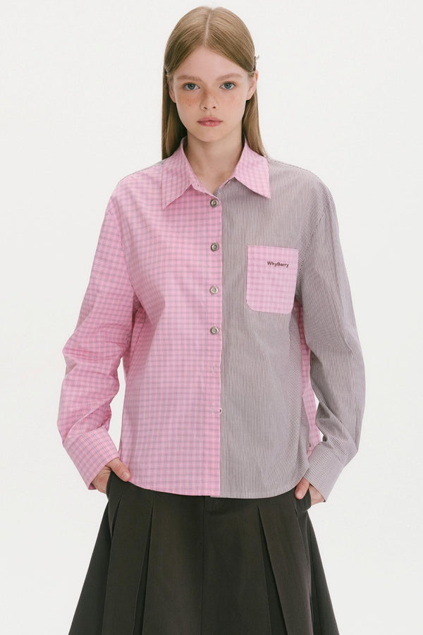 Casual Long Sleeve Check Shirt