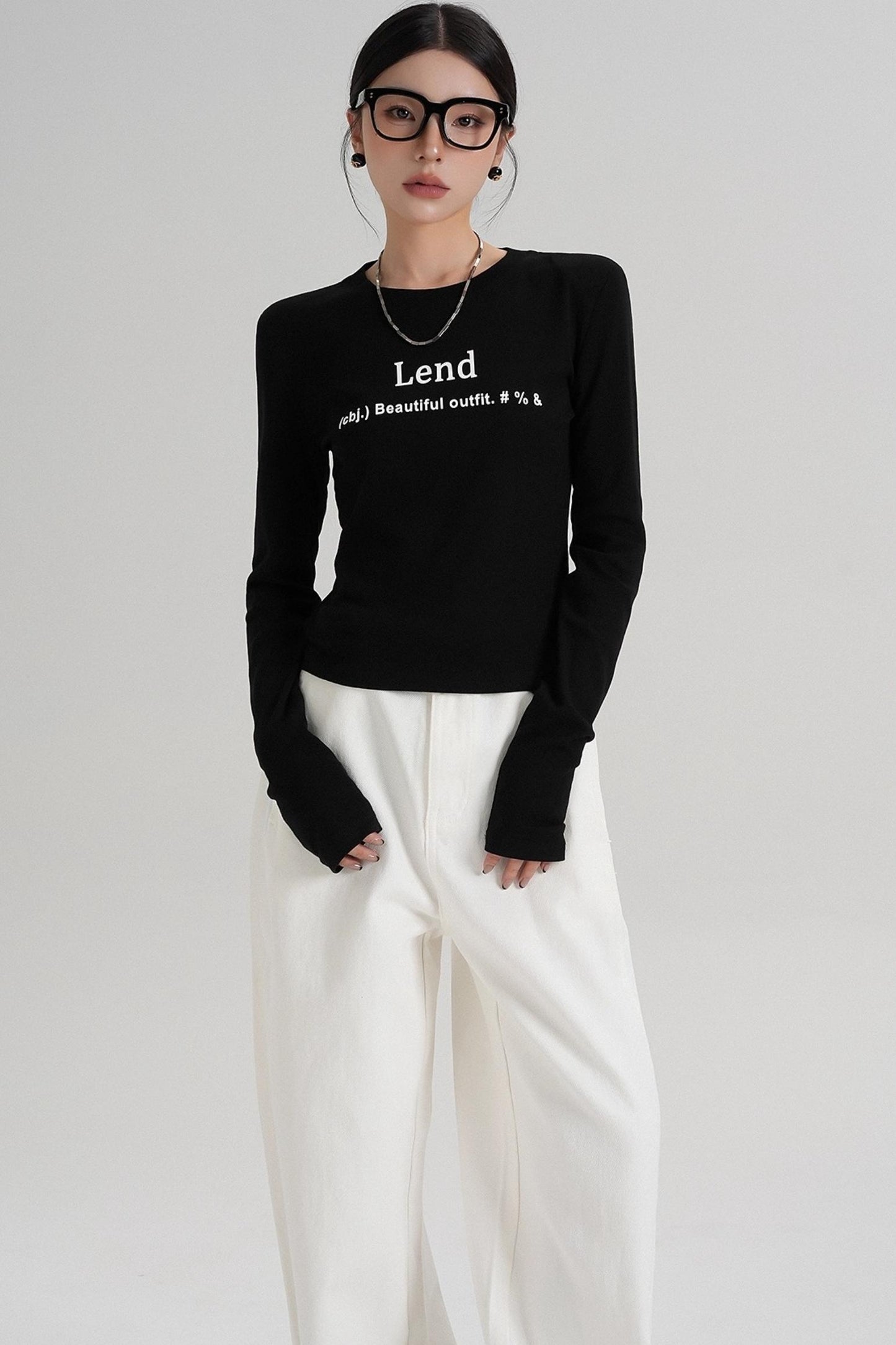 Crewneck Cotton Shirt