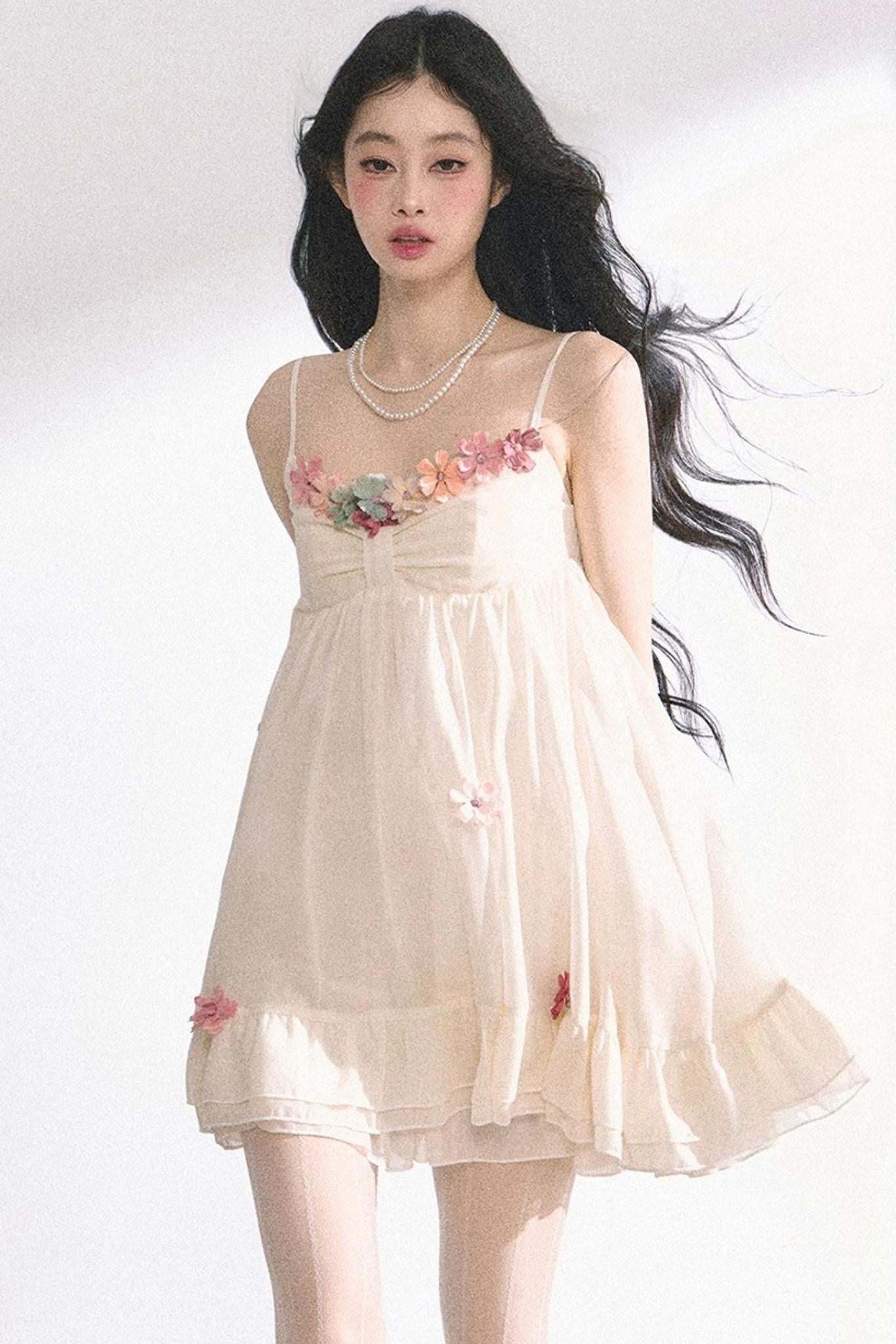 Floral Strap Resort Style Summer Dress