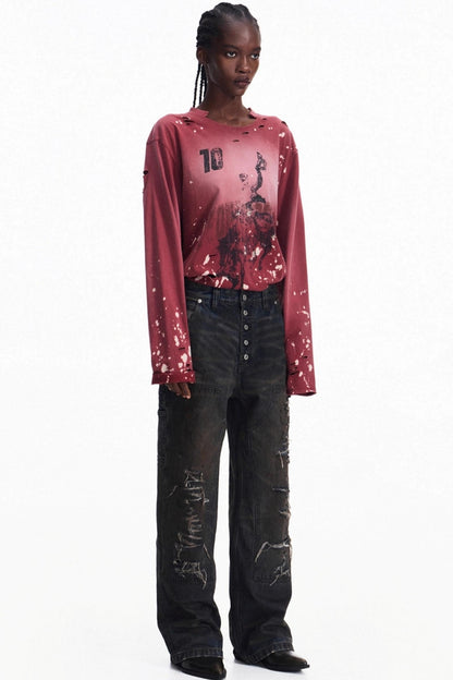 Vintage Ink Long Sleeve T-Shirt